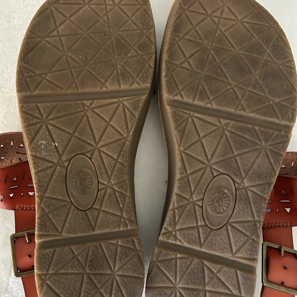 Earth Spirit Orange and Tan Sandals - Picture 4 of 8